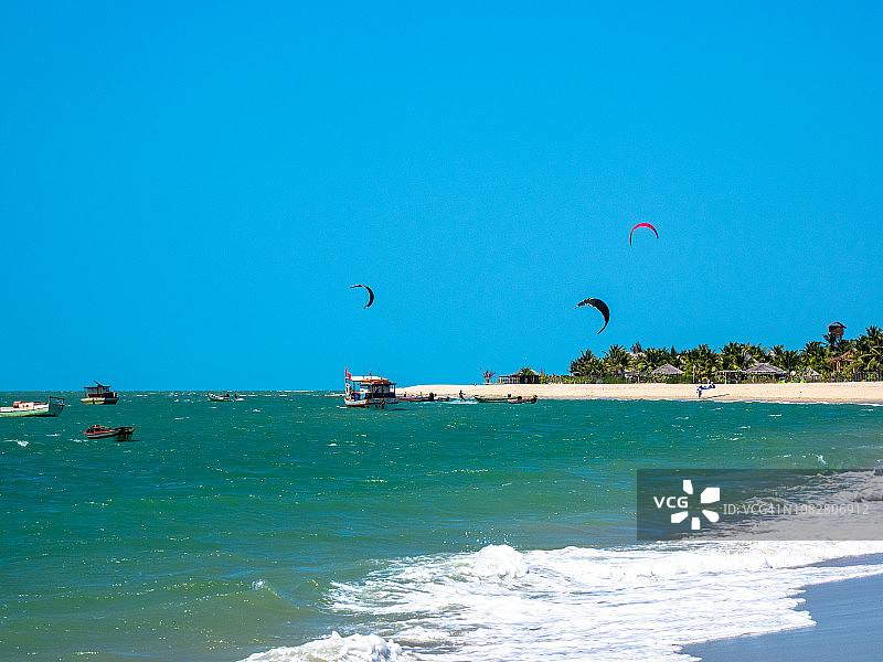 巴西皮奥伊风筝冲浪图片素材