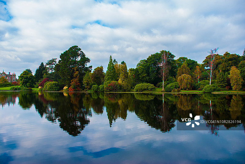 谢菲尔德公园的秋色图片素材
