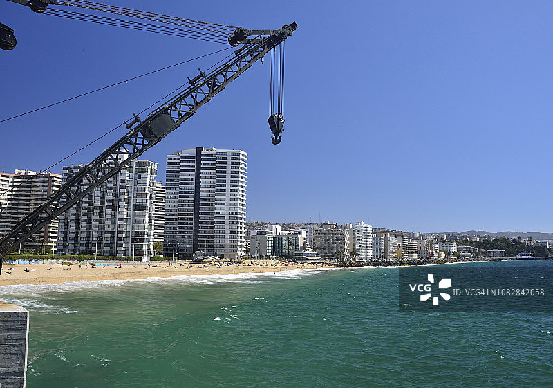 智利阿卡普尔科海滩图片素材