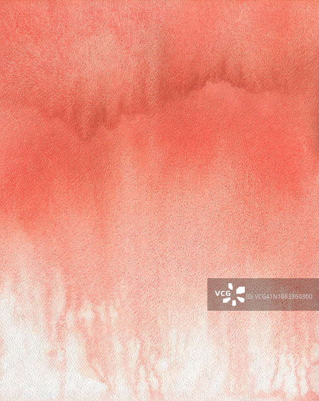 珊瑚色水彩抽象背景图片素材