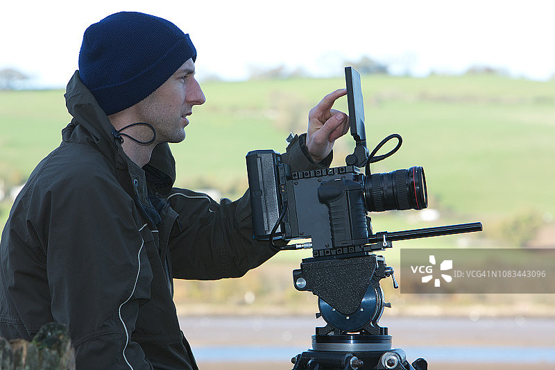 摄像师拍摄图片素材