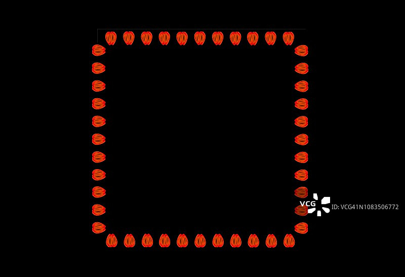 黑色背景上的红色抽象花朵正方形设计图片素材