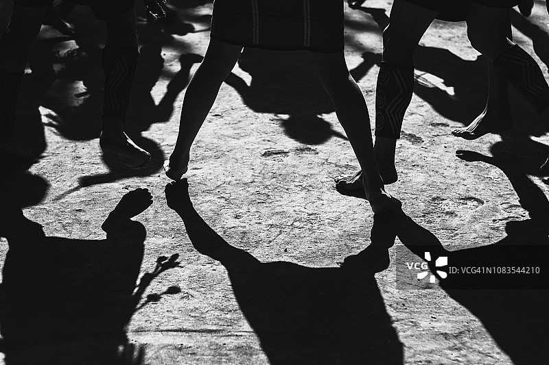 那加兰邦犀鸟节的部落舞蹈图片素材