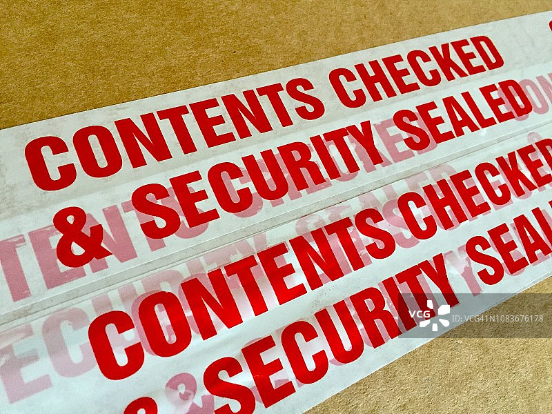 安全检查包裹图片素材