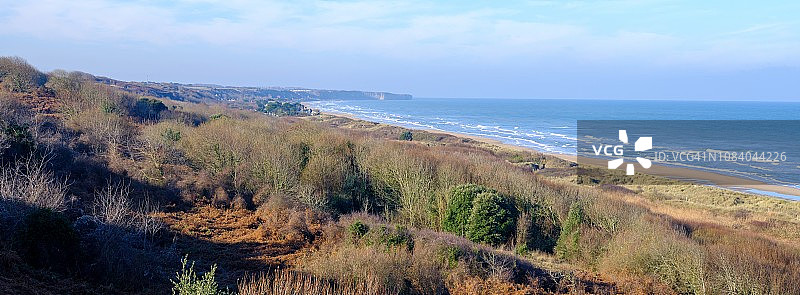 诺曼底奥马哈海滩的风景图片素材
