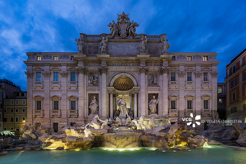 特莱维喷泉 - 罗马图片素材