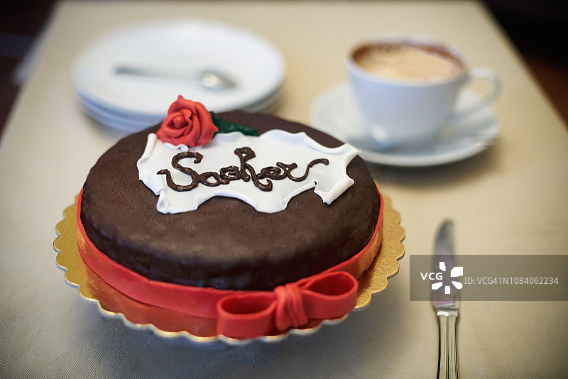 萨赫蛋糕图片素材