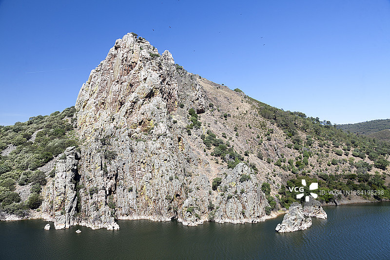 蒙弗拉格国家公园的吉普赛瀑布图片素材