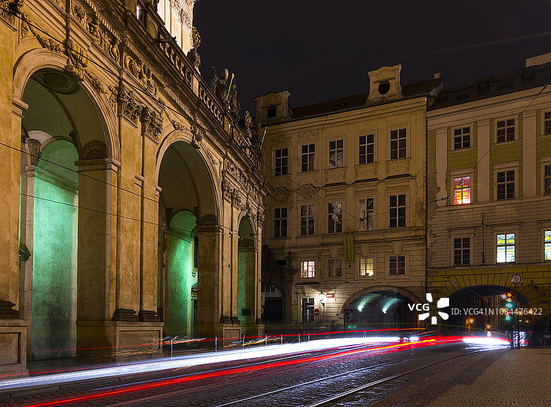 克莱门蒂努姆的圣萨尔瓦多教堂，布拉格，捷克共和国，欧洲图片素材