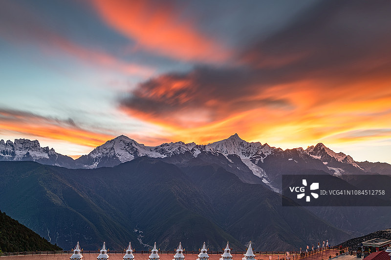 阿卡迪亚香格里拉风景图片素材