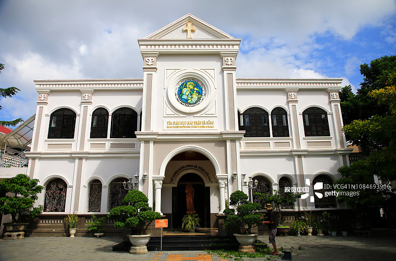 岘港教区主教府图片素材