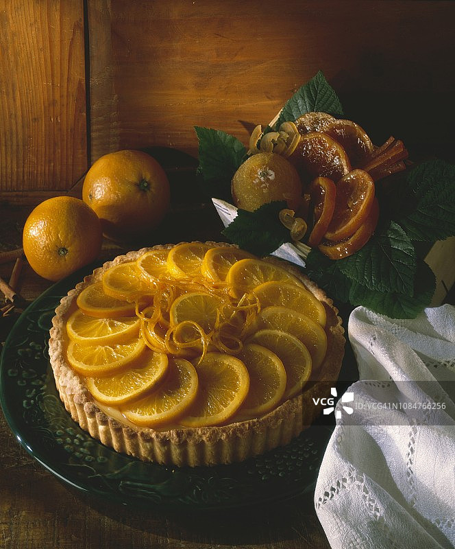 橙子馅饼图片素材