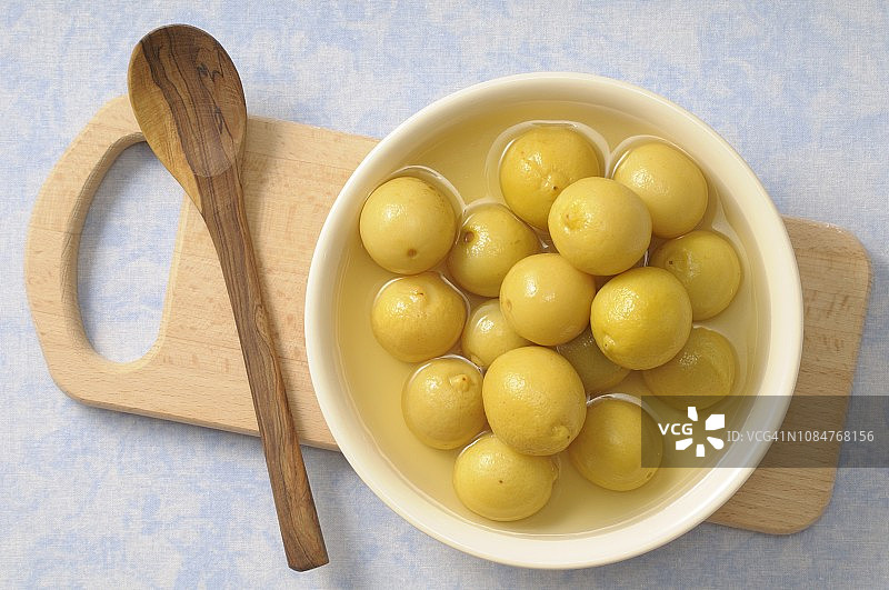 蜜饯柑橘碗图片素材