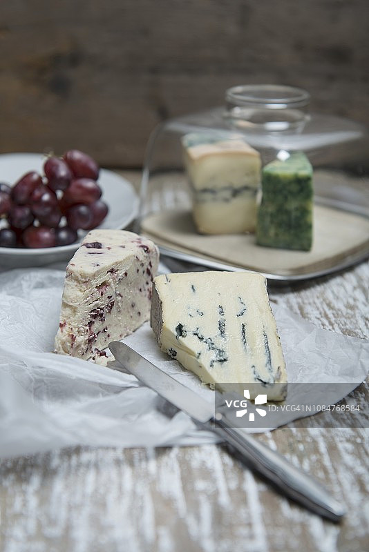 康巴佐拉和文斯勒代尔奶酪图片素材