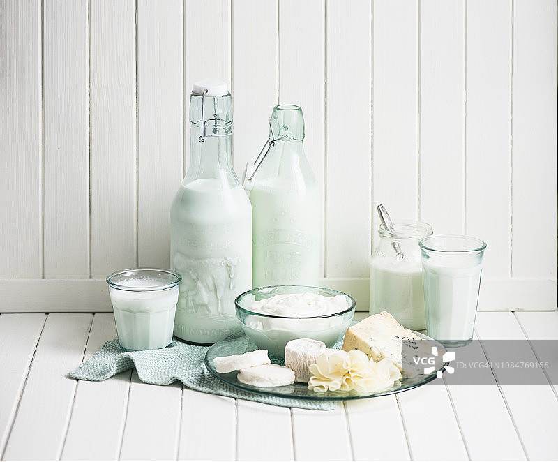 各种乳制品和奶酪图片素材