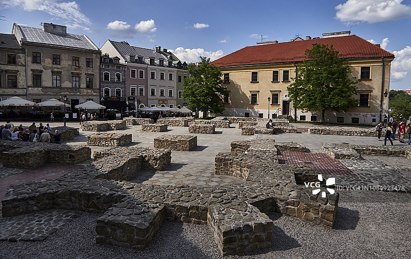 卢布林旧城波法泽广场图片素材