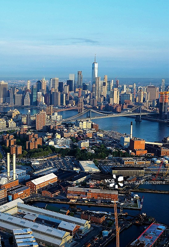 布鲁克林日出图片素材