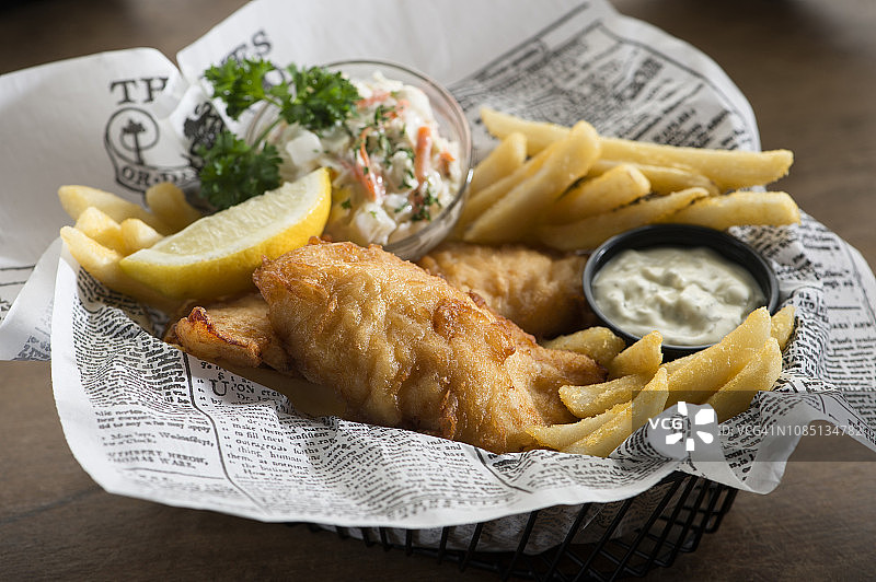 炸鱼薯条图片素材