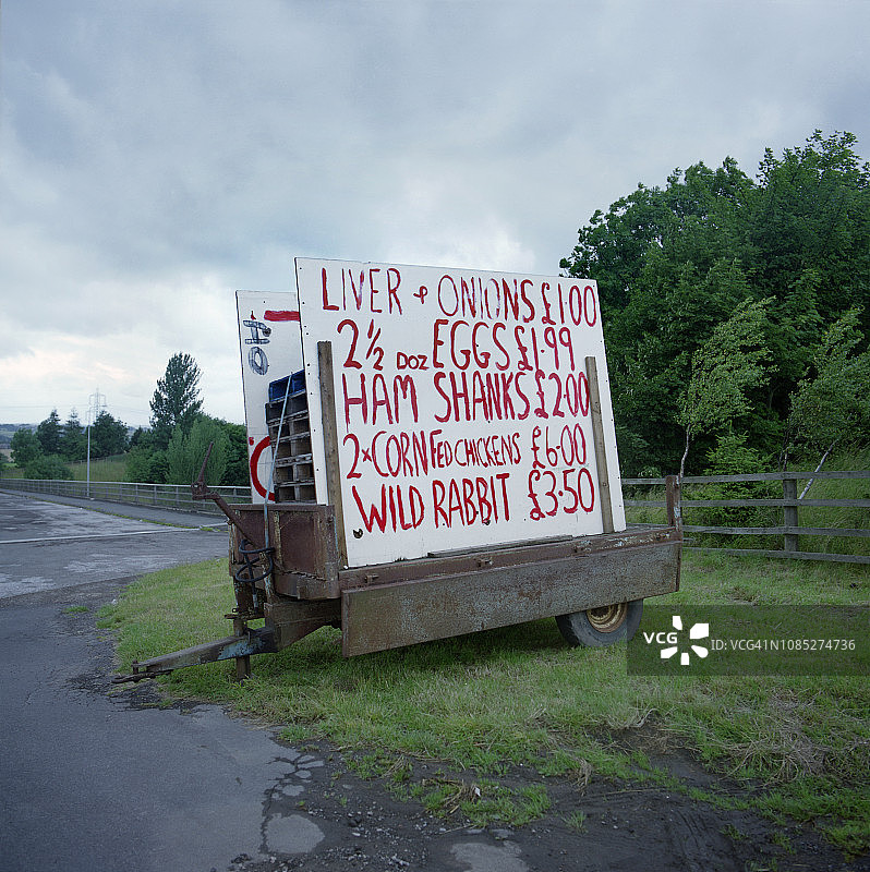 路边食品列表图片素材
