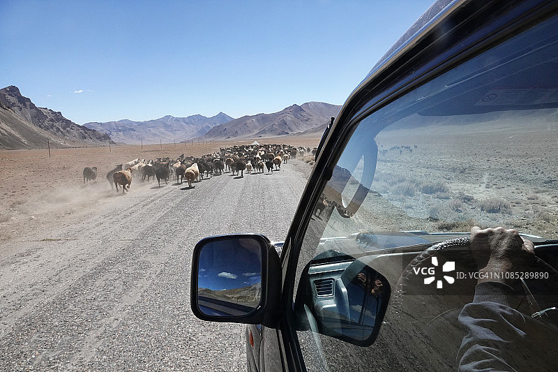 帕米尔公路沿途风光图片素材