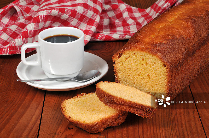 四分之一和一杯咖啡图片素材