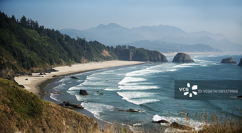 俄勒冈州太平洋海岸公路全景（美国）图片素材