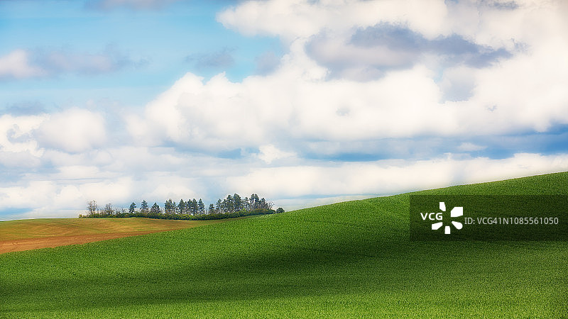 帕卢斯彩绘丘陵图片素材