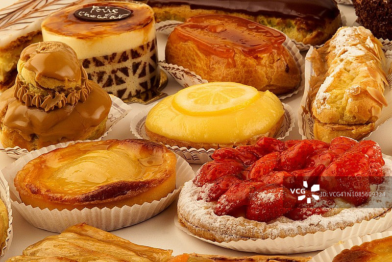 各种独立挞和甜点图片素材