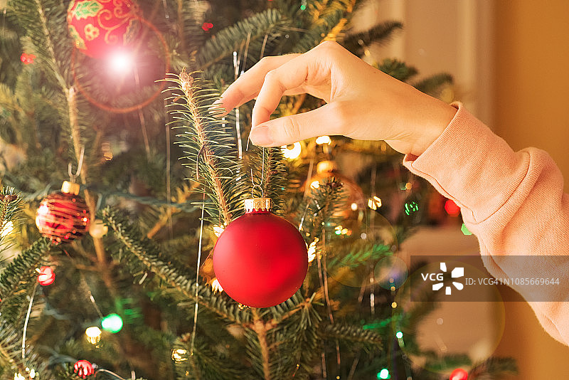 装饰圣诞树图片素材