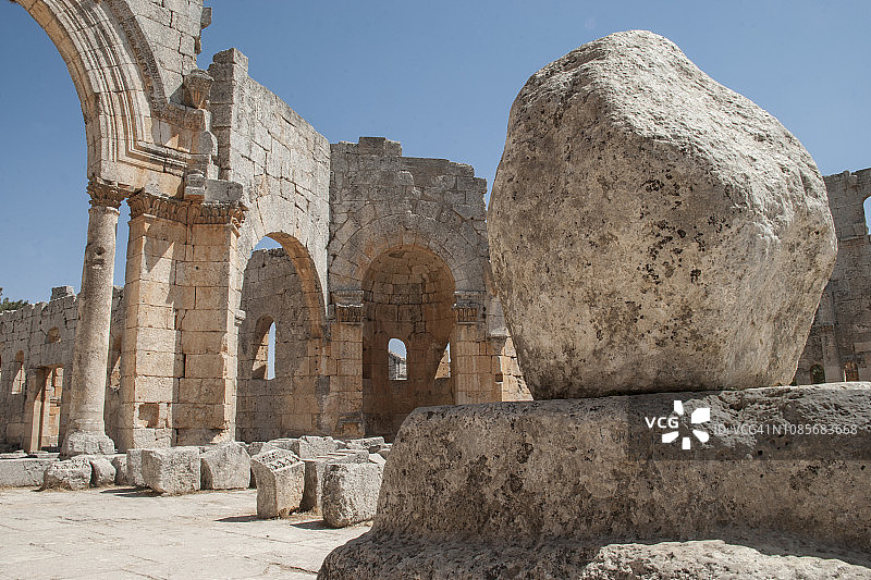圣西缅柱基遗址图片素材