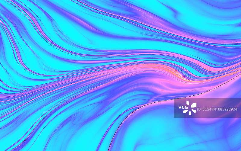 抽象霓虹模糊波浪背景图片素材