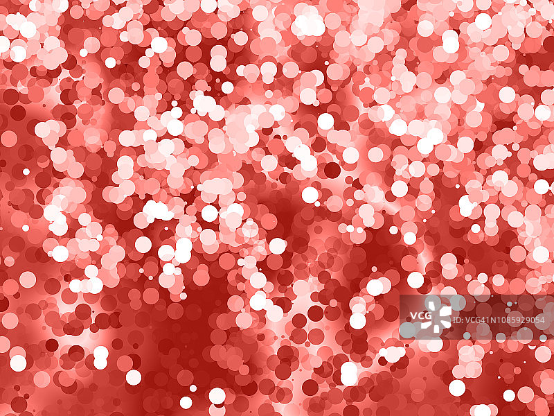 闪光散景假日背景上的珊瑚色图片素材