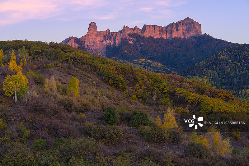 科罗拉多州里奇韦的秋季图片素材