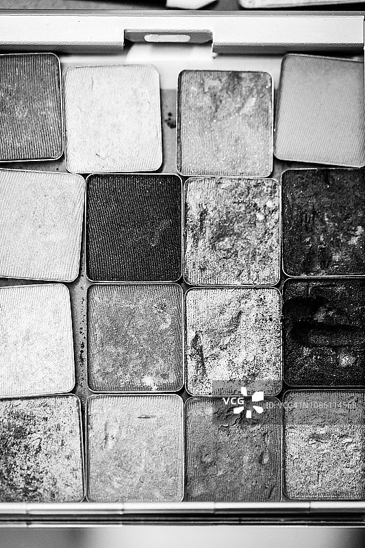 挪威海德马克省的黑白化妆调色盘照片图片素材