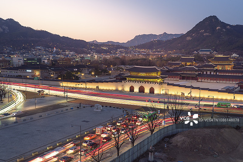 景福宫正门光化门广场图片素材