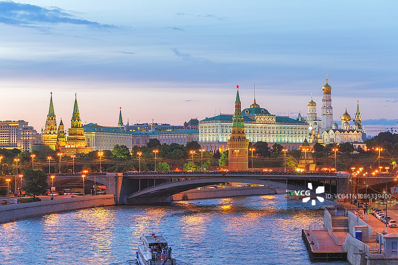 莫斯科克里姆林宫，俄罗斯图片素材