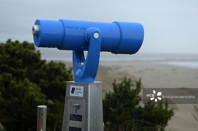 位于美国俄勒冈州纽波特的景观旅游望远镜图片素材