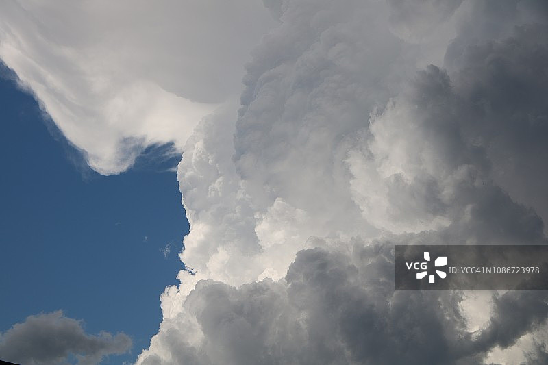 高空的暴风云图片素材