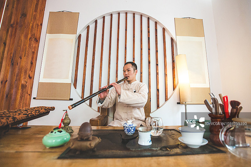 中国传统音乐家图片素材