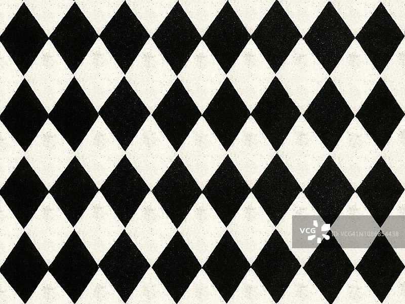 无缝黑白瓷砖图案图片素材