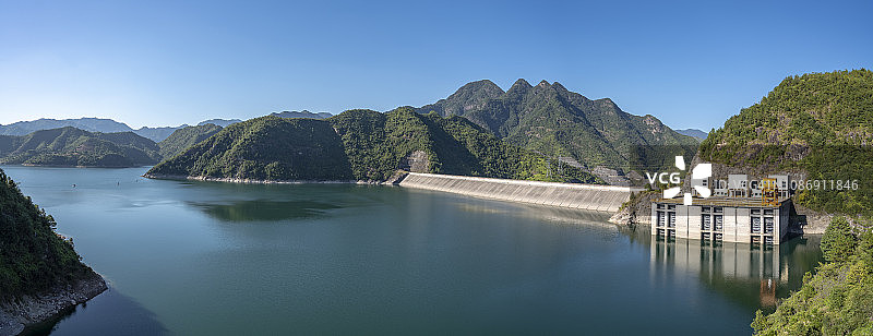 中国浙江省丽水市千峡湖图片素材