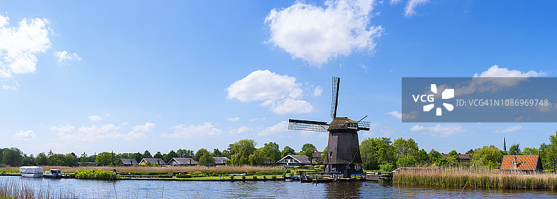 荷兰风车图片素材