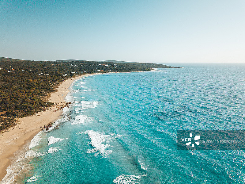 玛格丽特河海滩航拍图片素材