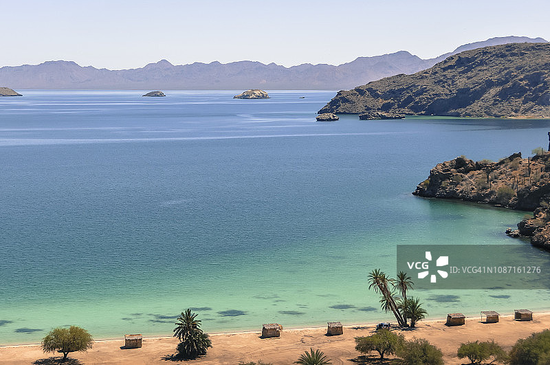 墨西哥南下加利福尼亚州穆莱赫海滩海景图片素材