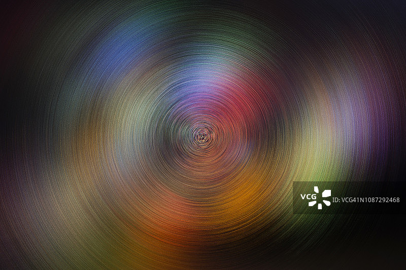 虚化多彩圆圈图片素材
