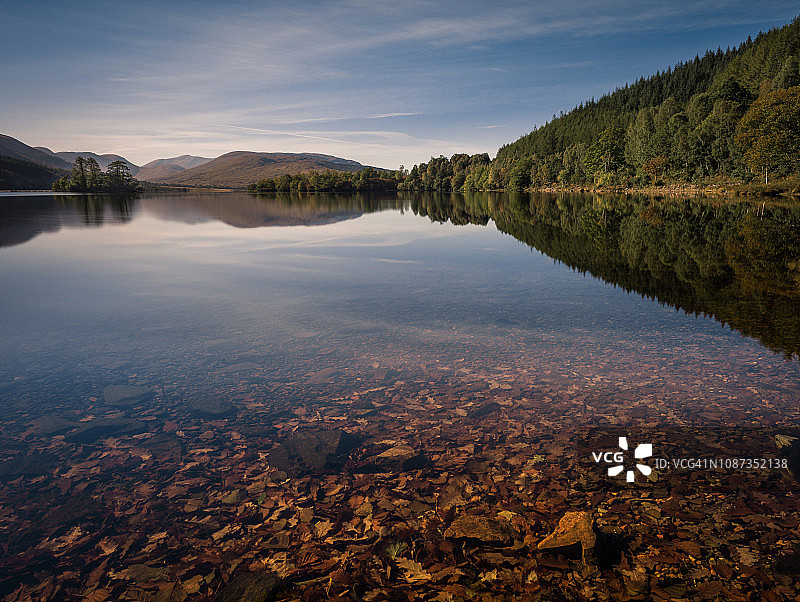 苏格兰阿卡伊格湖图片素材