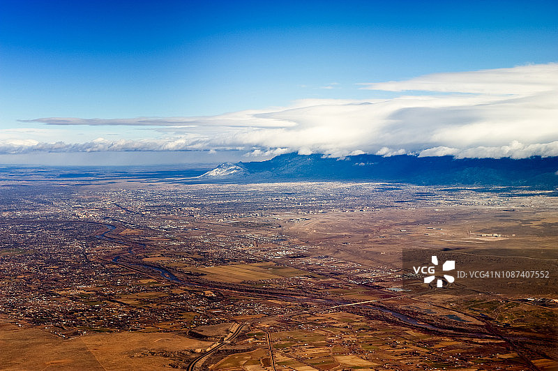 格兰德河谷航拍图片素材