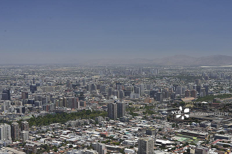 智利圣地亚哥市中心图片素材
