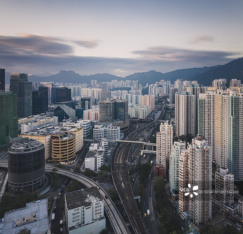 香港九龙湾图片素材