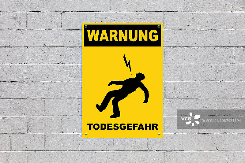 警告 - 死亡危险图片素材